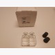 Cuvetta quadrata hach in vetro con tappo - diametro 1 pollice - set di 2 pezzi - Codice 2495402